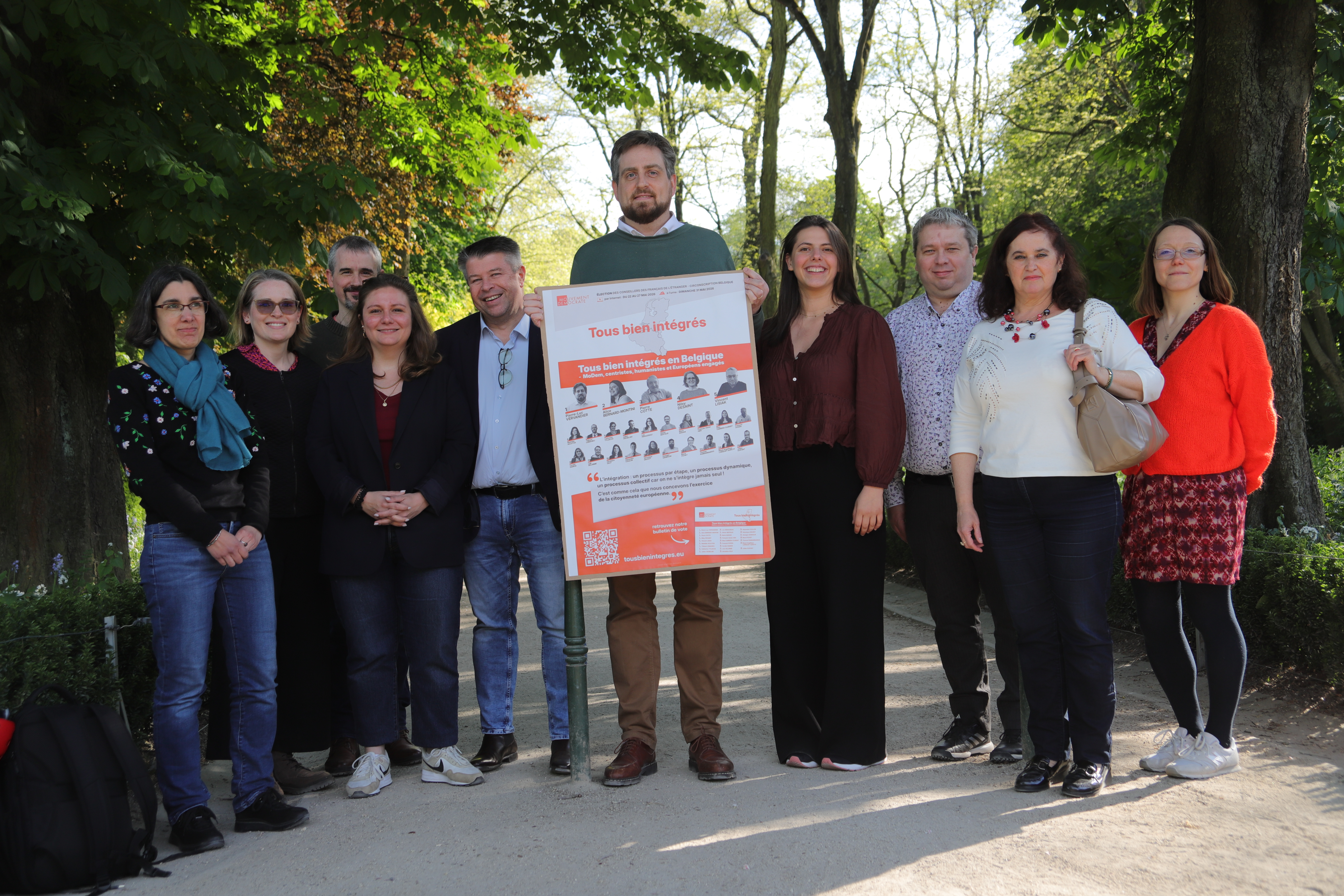 L'équipe Tous bien intégrés en campagne